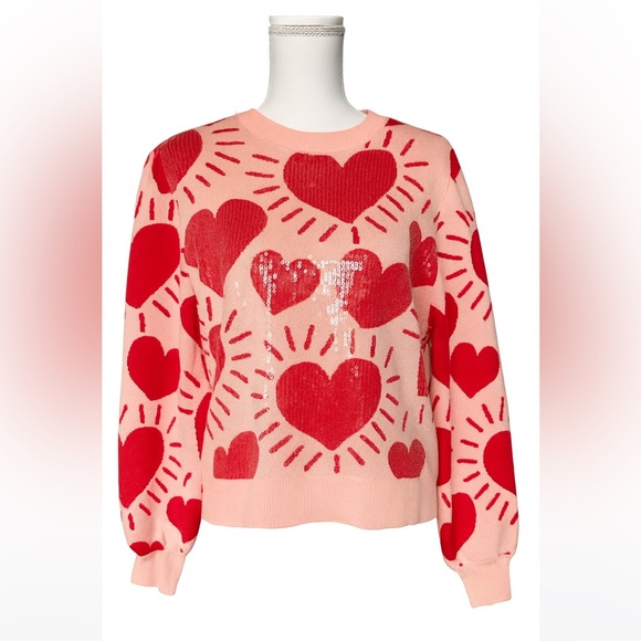 Marled Valentines knit sweater NWT - Picture 1 of 8